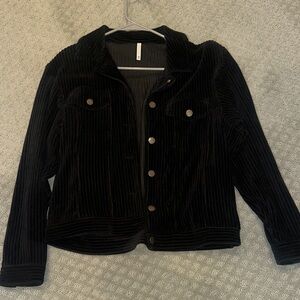 Z Supply Black Corduroy Jean Jacket